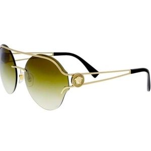 Versace Round Aviator Sunglasses
